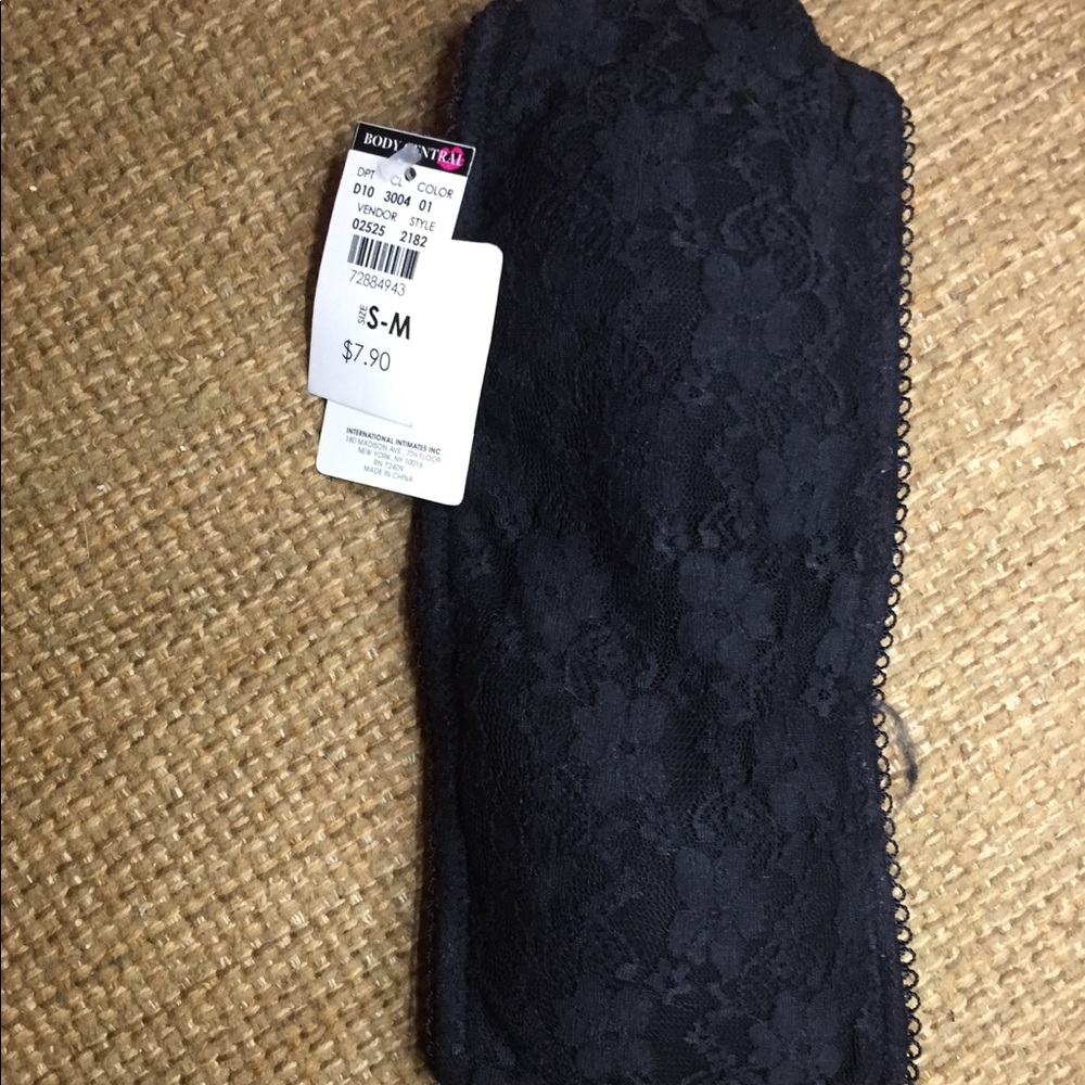 NEW Black Lace Body Central Bandeau